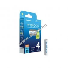 Panasonic eneloop AAA, mikro akku 800mAh 4db/csomag (BK-4MCDE/4BE)
