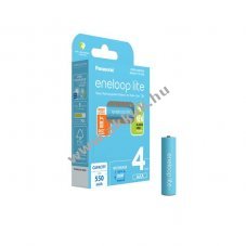 Panasonic eneloop lite AAA micro akku BK-4LCCE/4BE 550mAh 4db/csomag