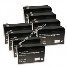 Powery lom akku MP1236H APC Smart-UPS SUA3000RMXLI3U 12V 9Ah (7,2Ah/7Ah is)