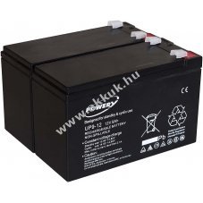 Powery �lom zsel�s akku sz�netmenteshez APC RBC 32 12V 9Ah (helyettes�ti 7,2Ah / 7Ah is)