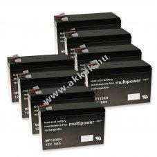 Powery lom akku MP1236H kompatibilis APC RBC105 12V 9Ah (7,2Ah/7Ah is)