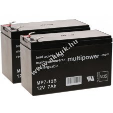Ptakku (multipower) sznetmenteshez APC Smart-UPS 750, APC RBC48 stb. 12V 7Ah (7,2Ah is)