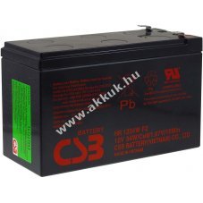 CSB / Hitachi nagy kist ram lom akku HR1234WF2 helyettesti APC Back-UPS BK650EI 12V 9Ah