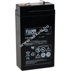 lom akku FIAMM FG10381 6V 3,8Ah