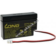 Kung Long lom akku tpus WP0.8-12S helyettesti YUASA NP0.8-12 12V 0,8Ah