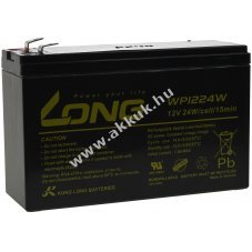 Kung Long lom akku WP1224W 12V 6Ah F2