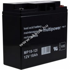 Multipower lom akku MP18-12 VDS-minstssel  helyettesti FIAMM tpus FG21803