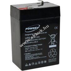 Powery lom zsels akku vszramellts (UPS)Tairui TP6-4.0 6V 5Ah (helyettesti 4Ah 4,5Ah)