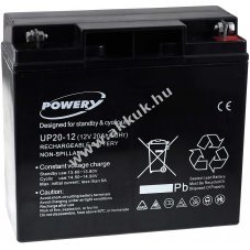 Powery lom zsels akku UP20-12 12V 20Ah (helyettesti 18Ah)