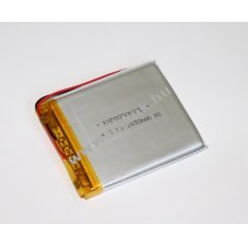 Li-Po akku 3,7V 1600mAh 505060 vezetékes, beszerelhető