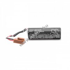 Helyettest PLC (SPS) lithium elem Toshiba ER6V+JAE2P 2000mAh barna csatlakozval