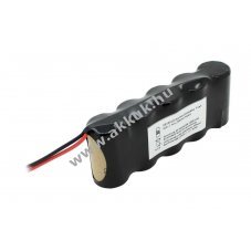 Vszvilgts akku, Ni-Cd, 6V, 1800mAh, F1x5, Sub-C, akkupakk 20 cm vezetkkel