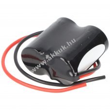 Vszvilgts akku, Ni-Cd, 2.4V, 1800mAh, F1x2 akkupakk Sub-C, 20 cm vezetkkel