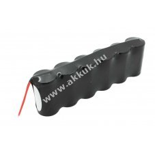Vszvilgts akku, Ni-Cd, 7.2V, 1800mAh, F1x6 akkupakk Sub-C, 20 cm vezetkkel