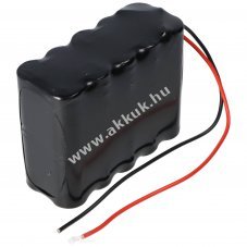 Vszvilgts akku, Ni-Cd, 24V, 1800mAh, L2x2x5 akkupakk Sub-C, 25 cm vezetkkel