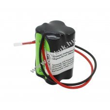 Vszvilgts akku, Ni-MH, 4.8V, 1800mAh, F2x2 akkupakk Mignon AA, 20cm vezetkkel