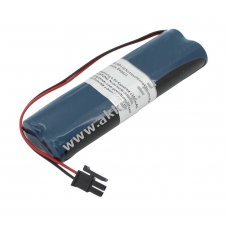 Vszvilgts akku, Ni-MH, 4.8V, 1100mAh, L2x2 Mignon AA akkupakk 15 cm vezetkkel s csatlakozval