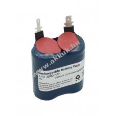Vszvilgts akku, Ni-MH, 2.4V, 3000mAh, F1x2 Sub-C akkupakk csszsaruval