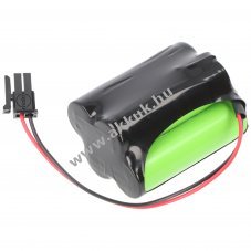 Vszvilgts akku, Ni-MH, 4.8V, 1100mAh, F2+2 Mignon AA akkupakk 15 cm vezetkkel s csatlakozval