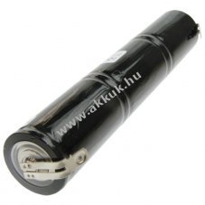 V�szvil�g�t�s akku, Ni-Cd, 3.6V, 4000mAh, L1x3 Mono-D akkupakk Faston csatlakoz�val