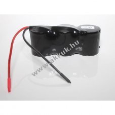 Vszvilgts akku, Ni-Cd, 3.6V, 2500mAh, F1x3 Mono 1/2 D akkupakk 10 cm vezetkkel