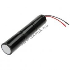 Vszvilgts akku, Ni-Cd, 3.6V, 4000mAh, L1x3 Mono D akkupakk 10 cm vezetkkel