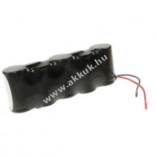 Vszvilgts akku, Ni-Cd, 6V, 4000mAh, F1x5 Mono D akkupakk 10 cm vezetkkel