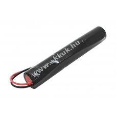 Vszvilgts akku, Ni-MH, 3.6V, 2500mAh, L1x3 Sub-C akkupakk 20 cm vezetkkel