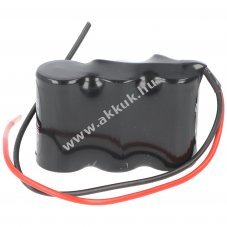 Vszvilgts akku, Ni-MH, 3.6V, 3500mAh, F1x3 Sub-C akkupakk 20 cm vezetkkel