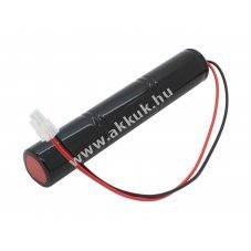 Vszvilgts akku, Ni-Cd, 3.6V, 4500mAh, L1x3 Mono akkupakk vezetkkel s csatlakozval