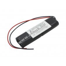 Vszvilgts akku, Ni-Cd, 4.8V, 860mAh, L2x2 Mignon AA akkupakk 20 cm vezetkkel