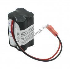 Vszvilgts akku, Ni-MH, 4.8V, 1100mAh, F2x2 Mignon AA akkupakk 15 cm vezetk, Faston csatlakoz