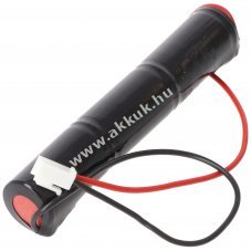 Vszvilgts akku, Ni-Cd, 3.6V, 1800mAh, L1x3 Sub-C akkupakk 20 cm vezetk, csatlakoz