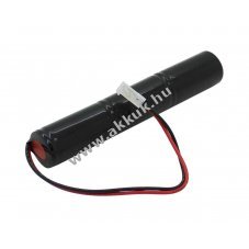 Vszvilgts akku, NiCd, 3.6V, 1800mAh, L1x3 Sub-C akkupakk vezetkkel, csatlakozval
