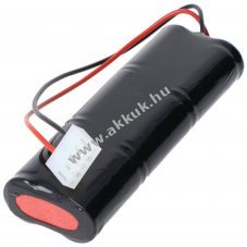 Vszvilgts akku, Ni-Cd, 7.2V, 1800mAh, L2x3 Sub-C akkupakk 20 cm vezetkkel s csatlakozval