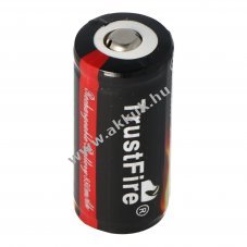 Trustfire 16340 Li-ion akku, 3.7V, 880mAh