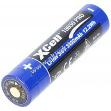 Xcell 18650 Li-Ion akku USB-C tltvel 3.6V 3400mAh, 18.2mm x 71.1mm - Kirusts!