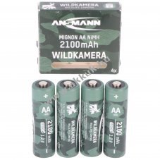 Ansmann Mignon AA vadkamera ceruza akku 2100mAh 4db/csomag - A kszlet erejig!