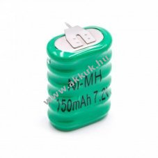 Gombakku tpus 6/V150H (6cells) 3pines NI-MH 7.2V 150mAh