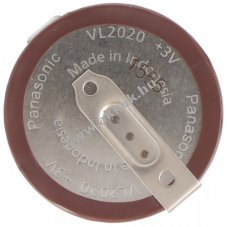 Panasonic VL2020-1HF gombakku, forraszthat, 3V 20mAh