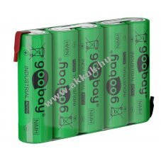 Goobay akkupakk (AA) NiMH tpus AA-5 RTU - forrfles 6V 2100mAh