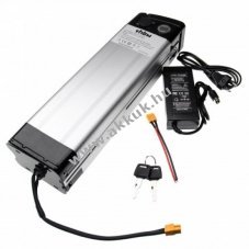 Helyettest Nyeregcs, lscs akkumultor + tlt e-kerkprhoz, Li-Ion, 36V, 16.8Ah, ezst