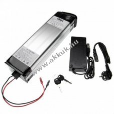 Helyettest Nyeregcs, lscs akku + tlt e-kerkprhoz, Li-Ion, 48V, 14,4Ah, ezst