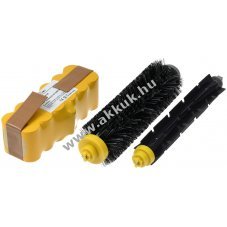 Helyettest akku iRobot Roomba 700/760/770/780 + tiszttkefe szett