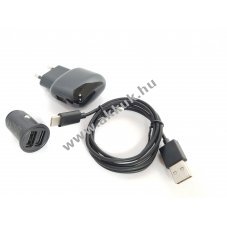 USB tlt 2,1A + Auts tlt adapter s USB-C tlt kbel Samsung Galaxy S8 / S8 Plus