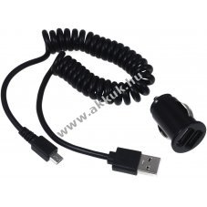 Auts tlt adapter 12-24V 2 x USB + tlt kbel Samsung Galaxy S5/S6/S7/S7 edge