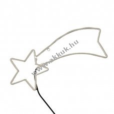 LED neon fny hullcsillag, kt oldal, fm vz, IP44, kltri, beltri - A kszlet erejig!