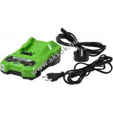 Akkut�lt� Greenworks akkus g�pekhez G-24C Li-Ion, 24V 2,0A
