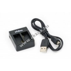 USB-s akkutlt 2db akkuhoz Gopro tpus AHDBT-201