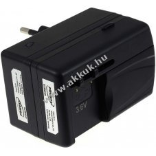 Kls univerzlis akkutlt 3,6V s 3,7V max. 60mm szles Li-Ion akkuhoz